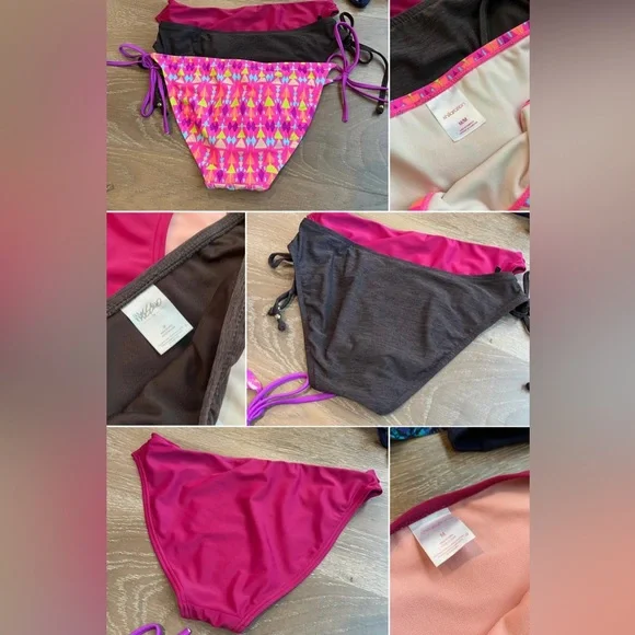 Women’s Colorful Bikini Swimsuit Bundle Set Size M-L - Picture 11 of 12